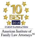10 Best 2016 Client Satisfaction | American Institute of Family Law Attorneys